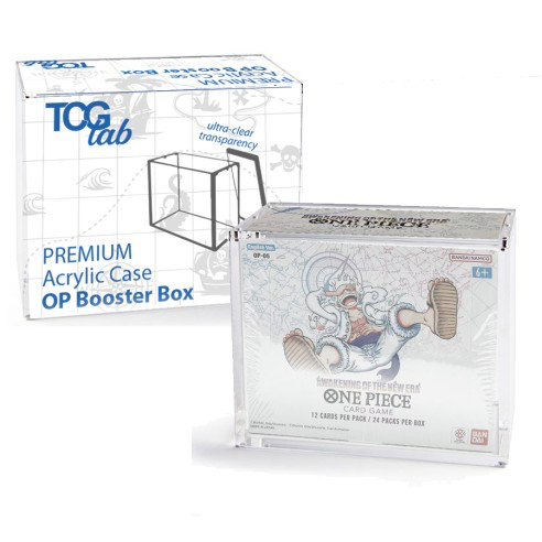 TcgLab – Premium Acrylic Case Magnetica per Booster Box One Piece (OP)