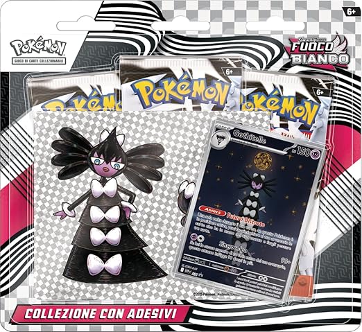 Pokémon GCC: Scarlatto e Violetto - Fuoco Bianco - Collezione con Adesivi