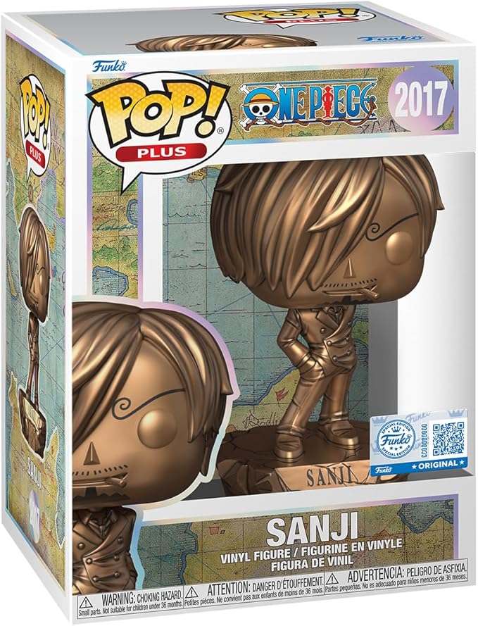 Funko Pop! PLUS - Sanji - Versione Color Bronzo/Metallico