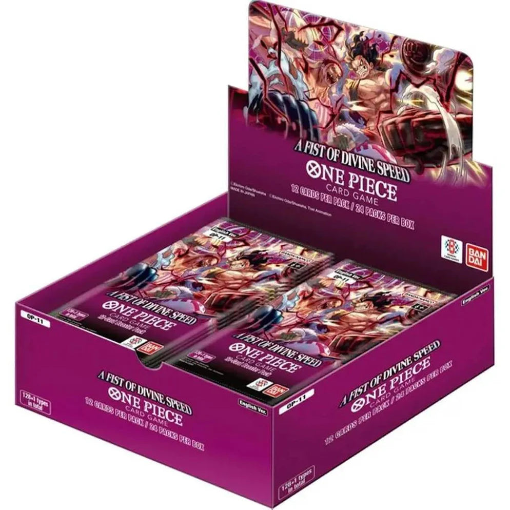 One Piece CG OP-11 – A Fist of Divine Speed – Game Box (24 Bustine) ENG