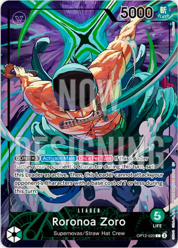 One Piece Card Game: Official Playmat Limited Edition Vol. 4 – Roronoa Zoro