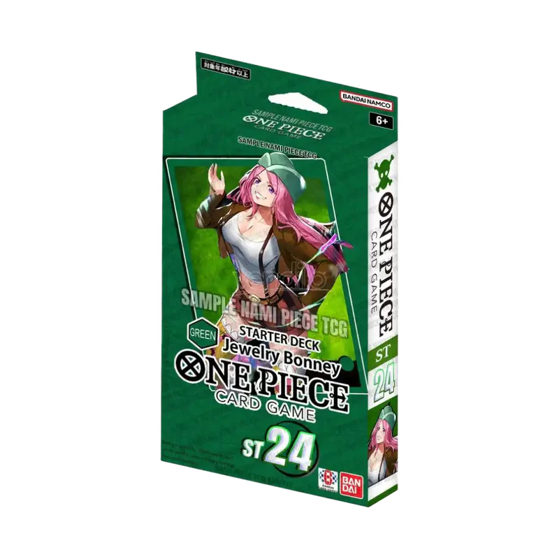 One Piece Card Game - Starter Deck 24 (ST-24) Green - Jewelry Bonney