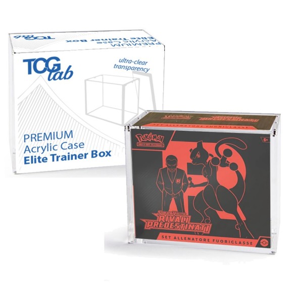 TcgLab – Premium Acrylic Case Magnetica per Elite Trainer Box (ETB)